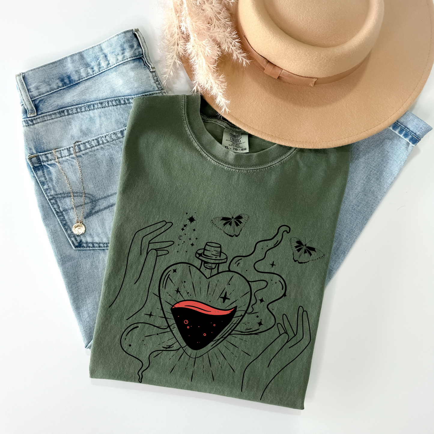 Vintage Heart Potion T-Shirt
