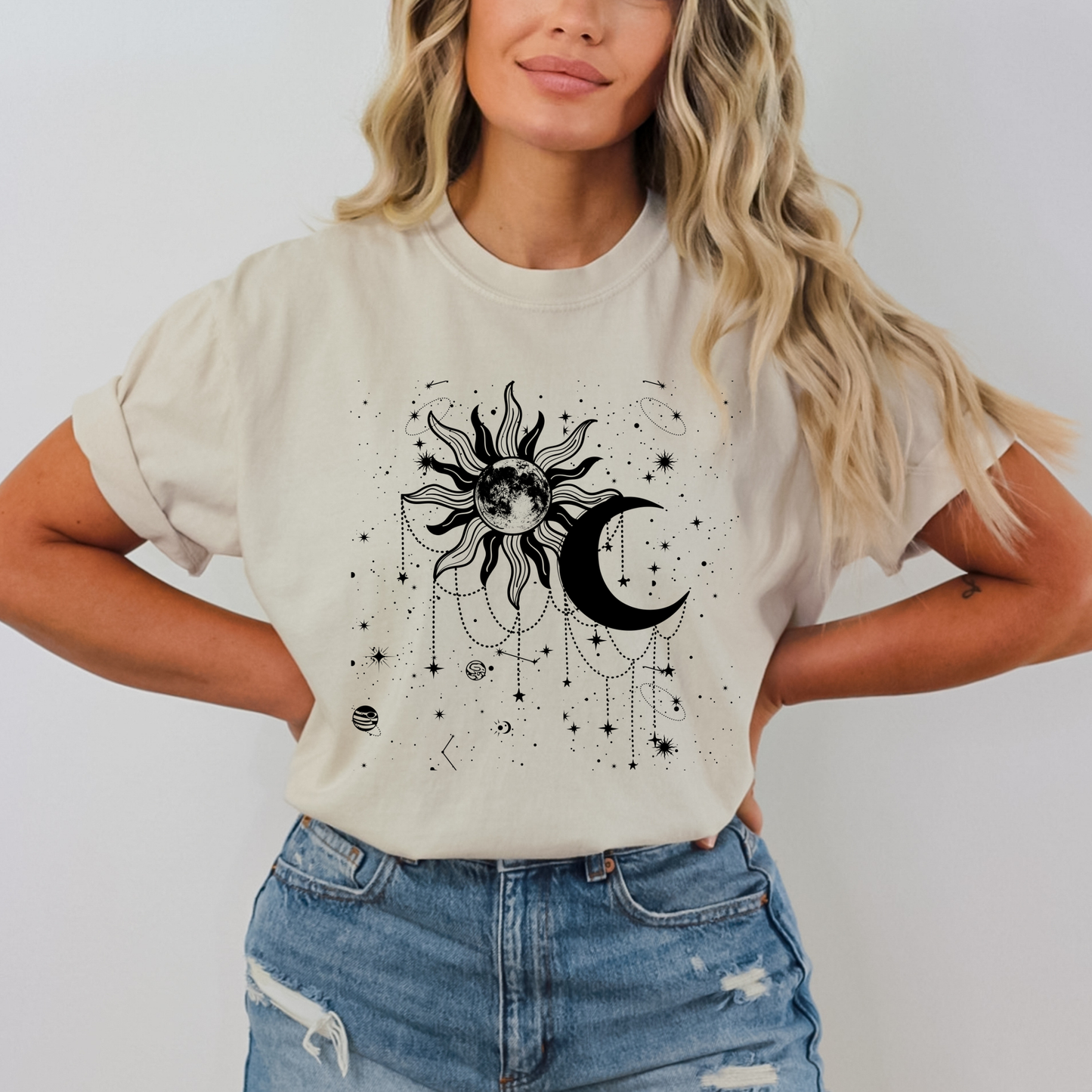 Sun and Moon Astrology T-Shirt