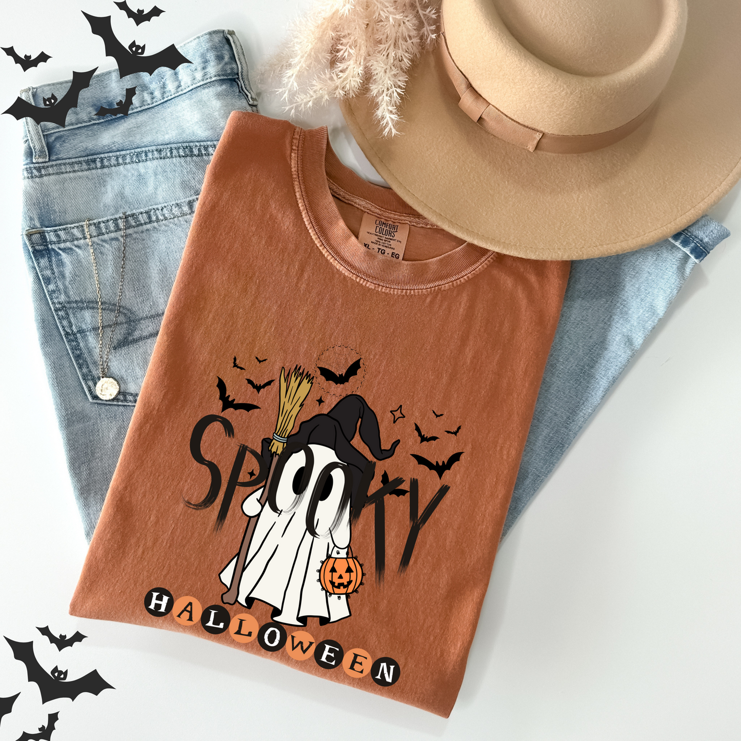 Spooky Ghost Witch T-Shirt