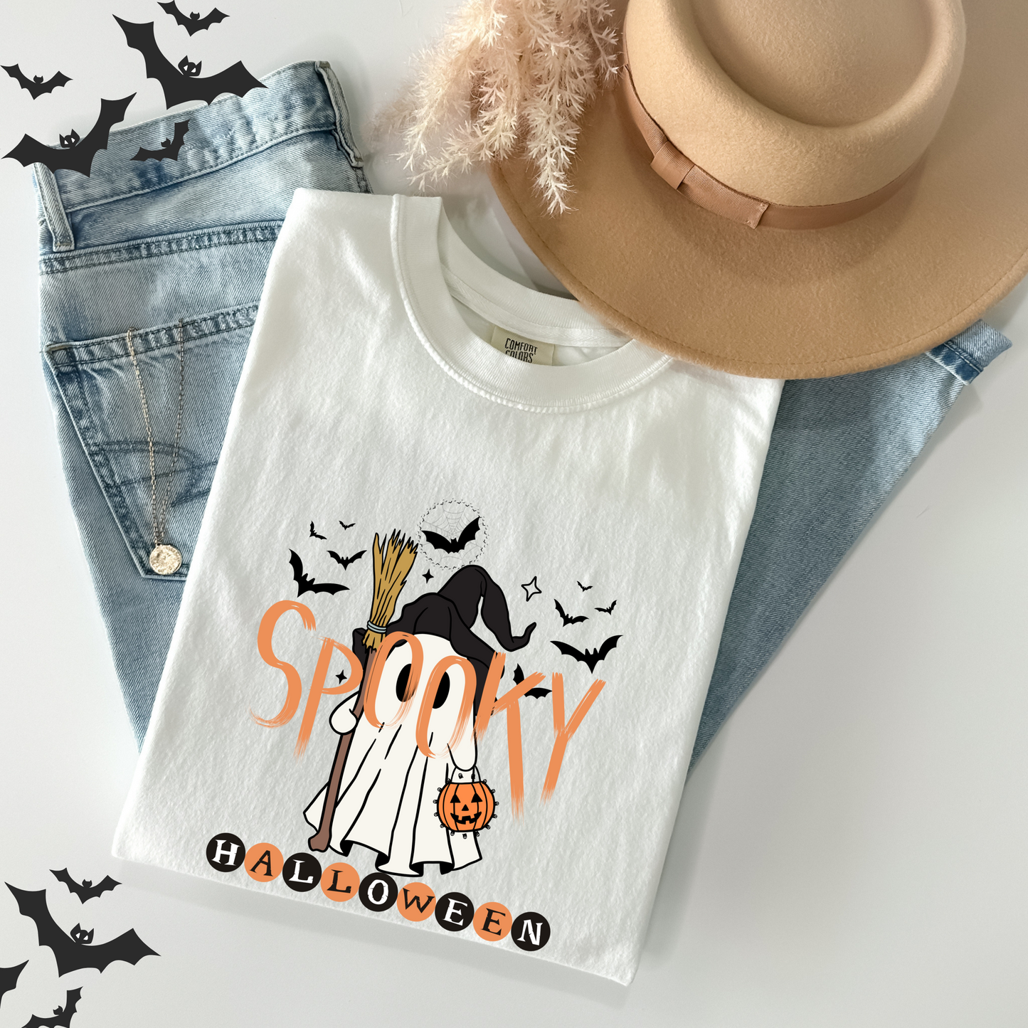 Spooky Ghost Witch T-Shirt