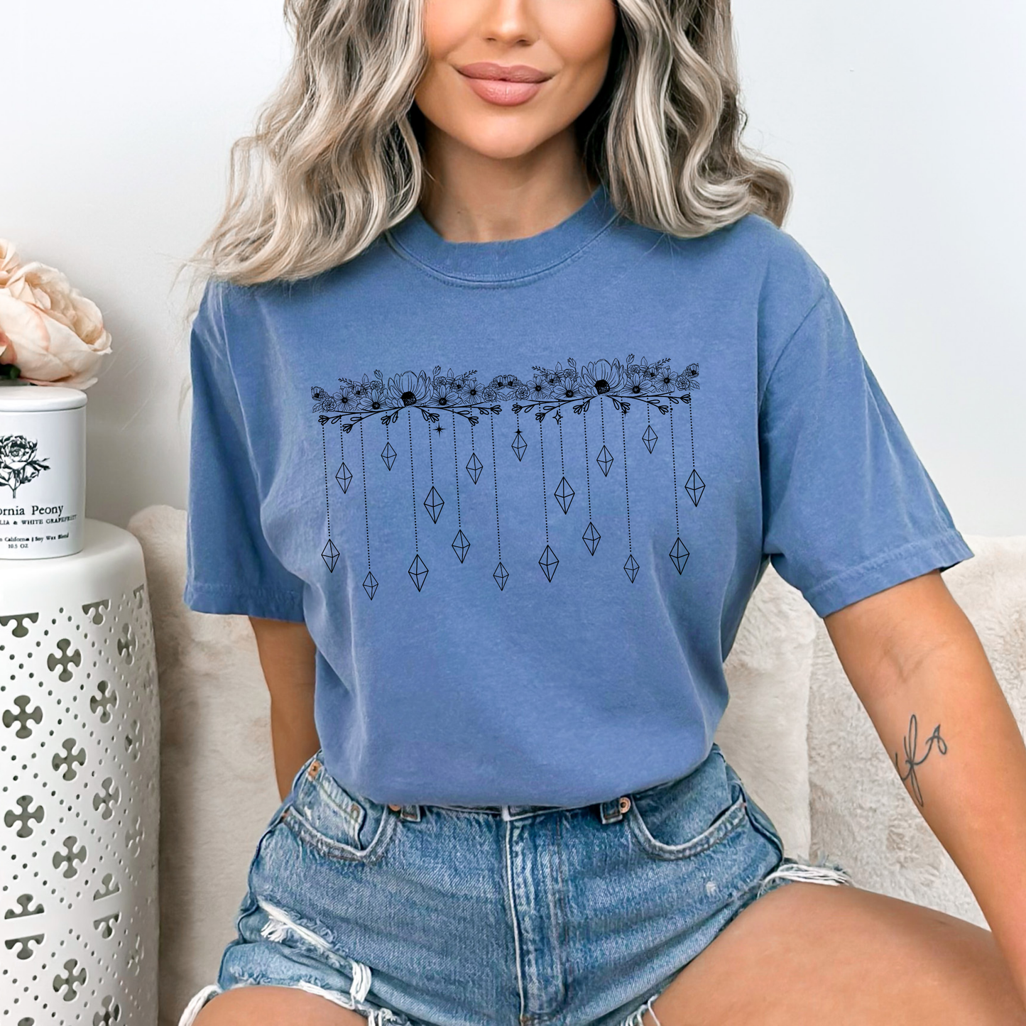 Boho Crystal Garlands T-shirt