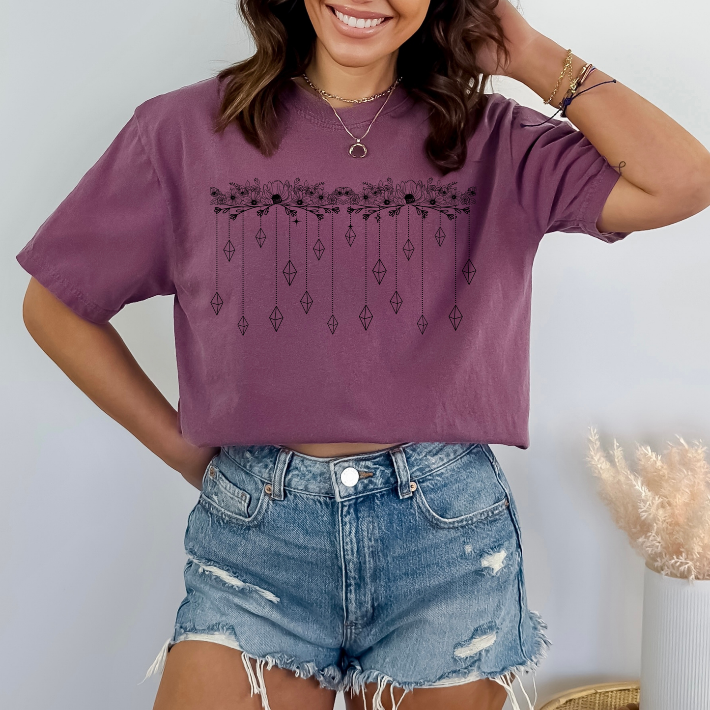 Boho Crystal Garlands T-shirt