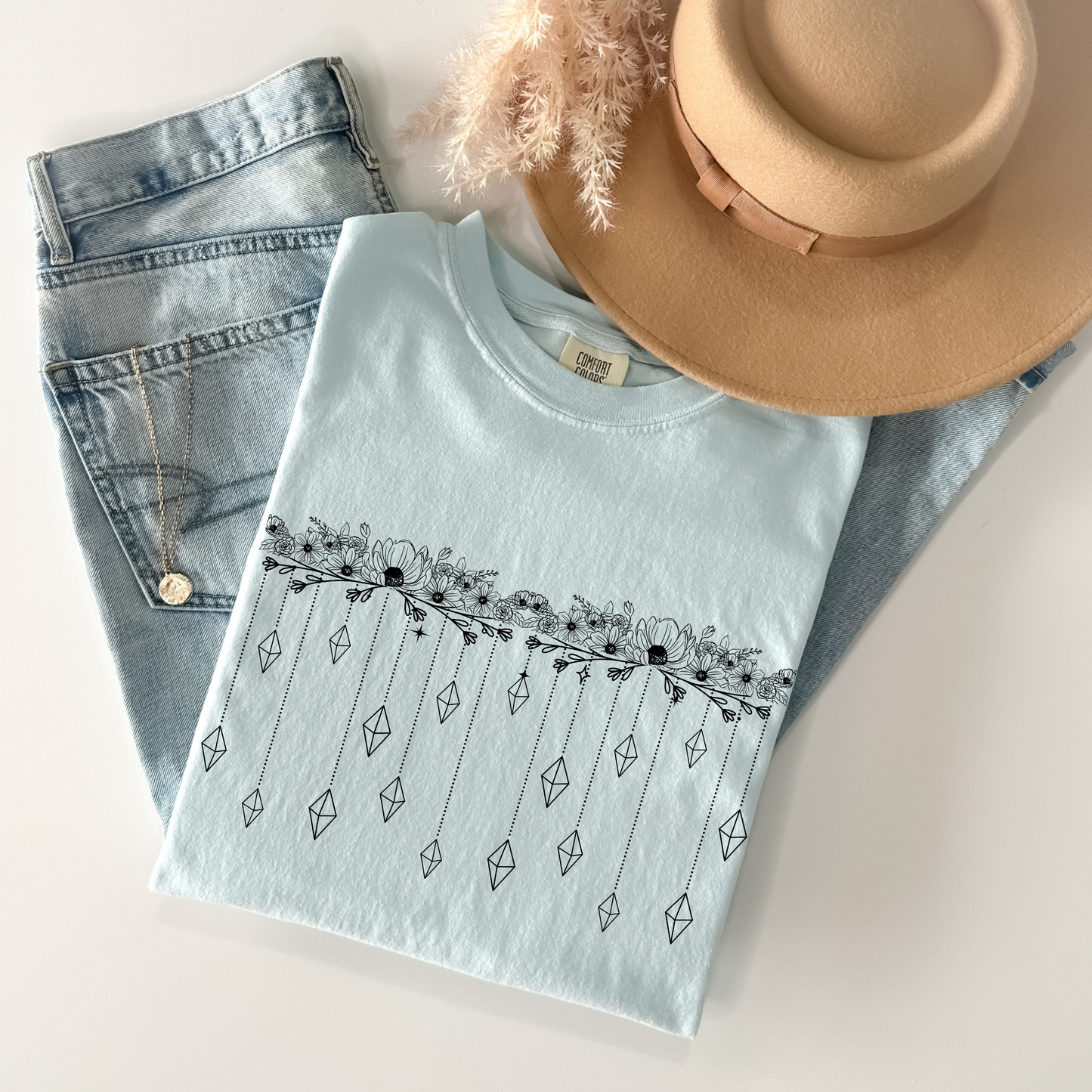 Boho Crystal Garlands T-shirt