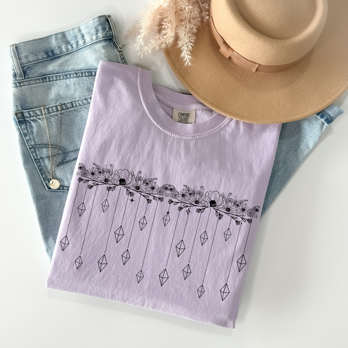 Boho Crystal Garlands T-shirt