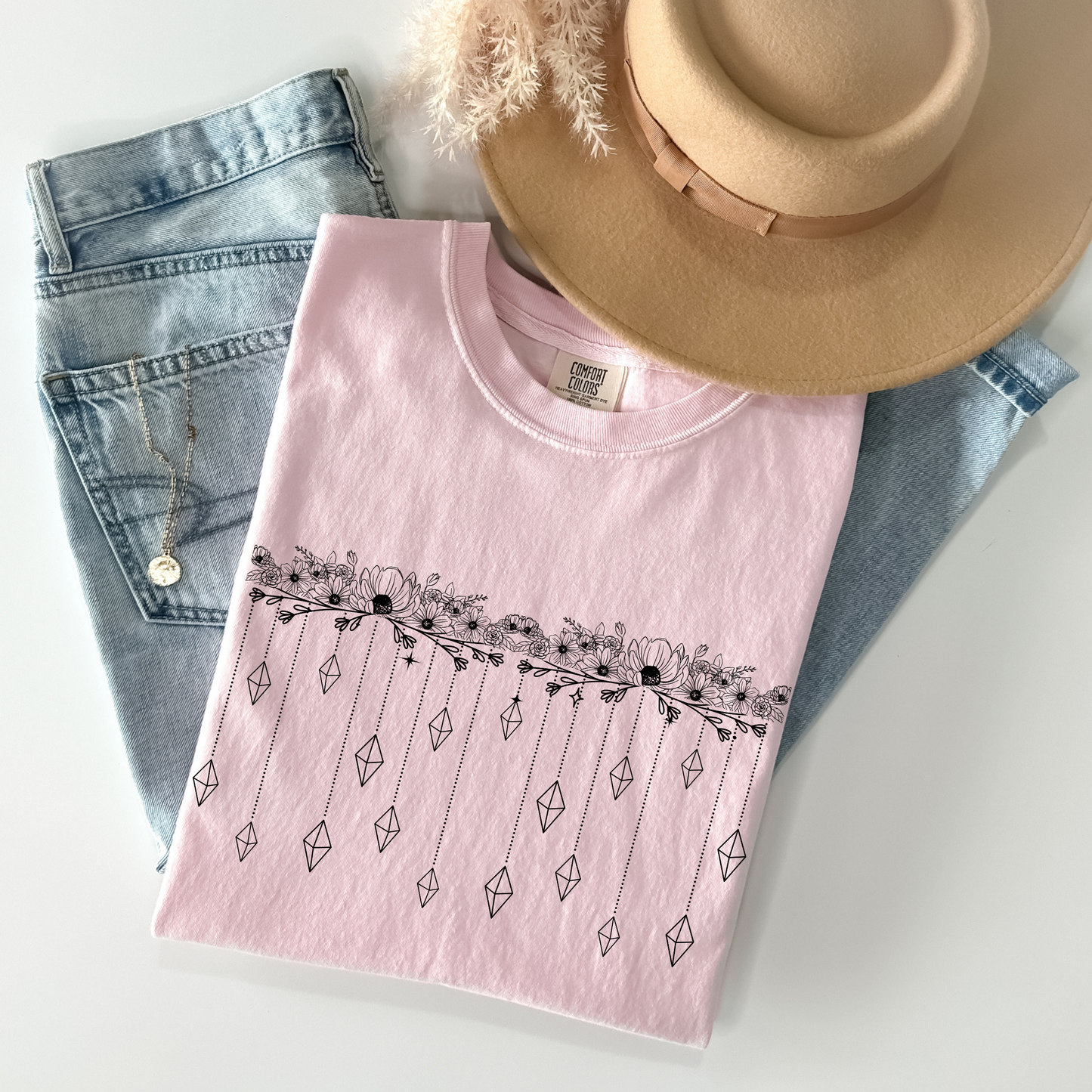 Boho Crystal Garlands T-shirt