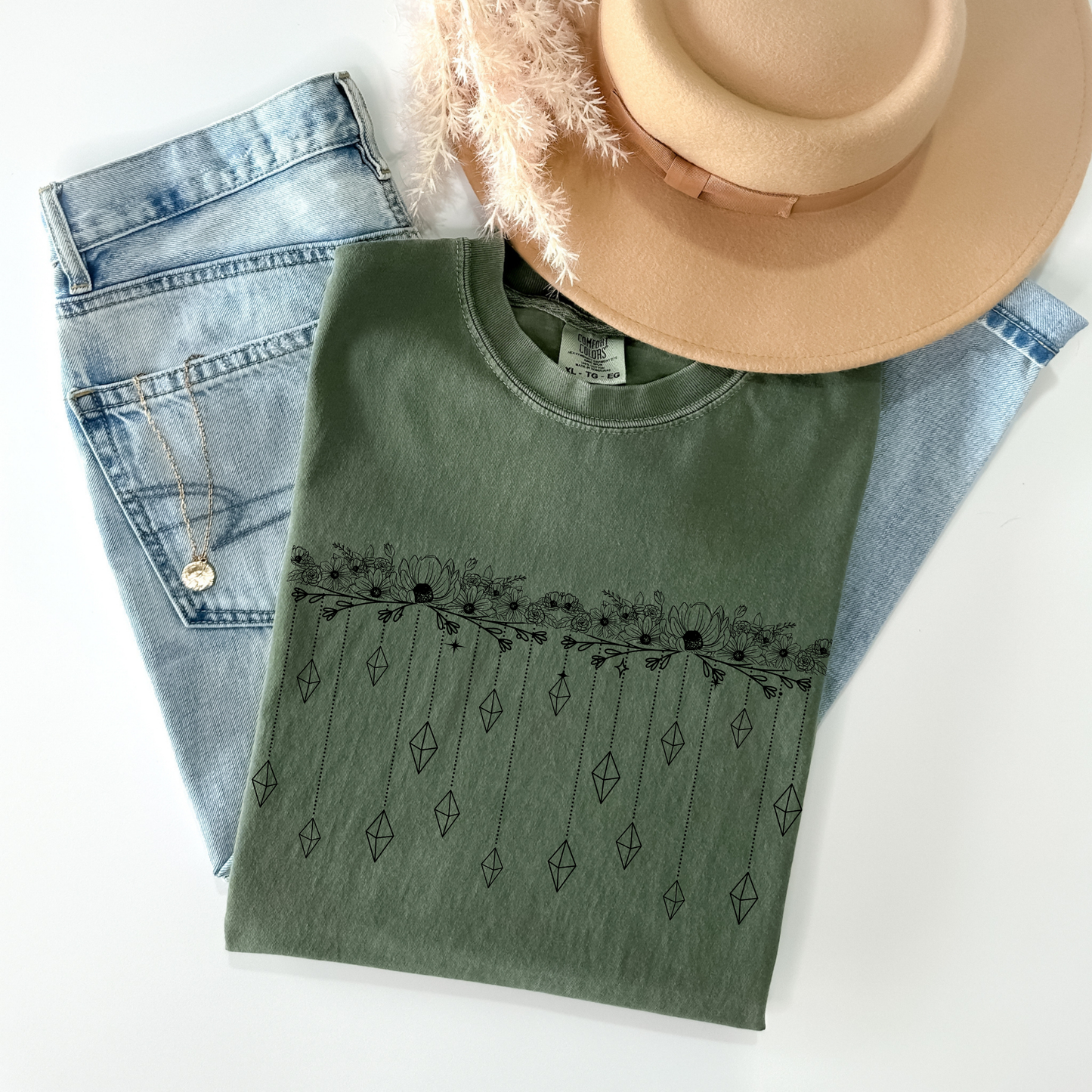 Boho Crystal Garlands T-shirt