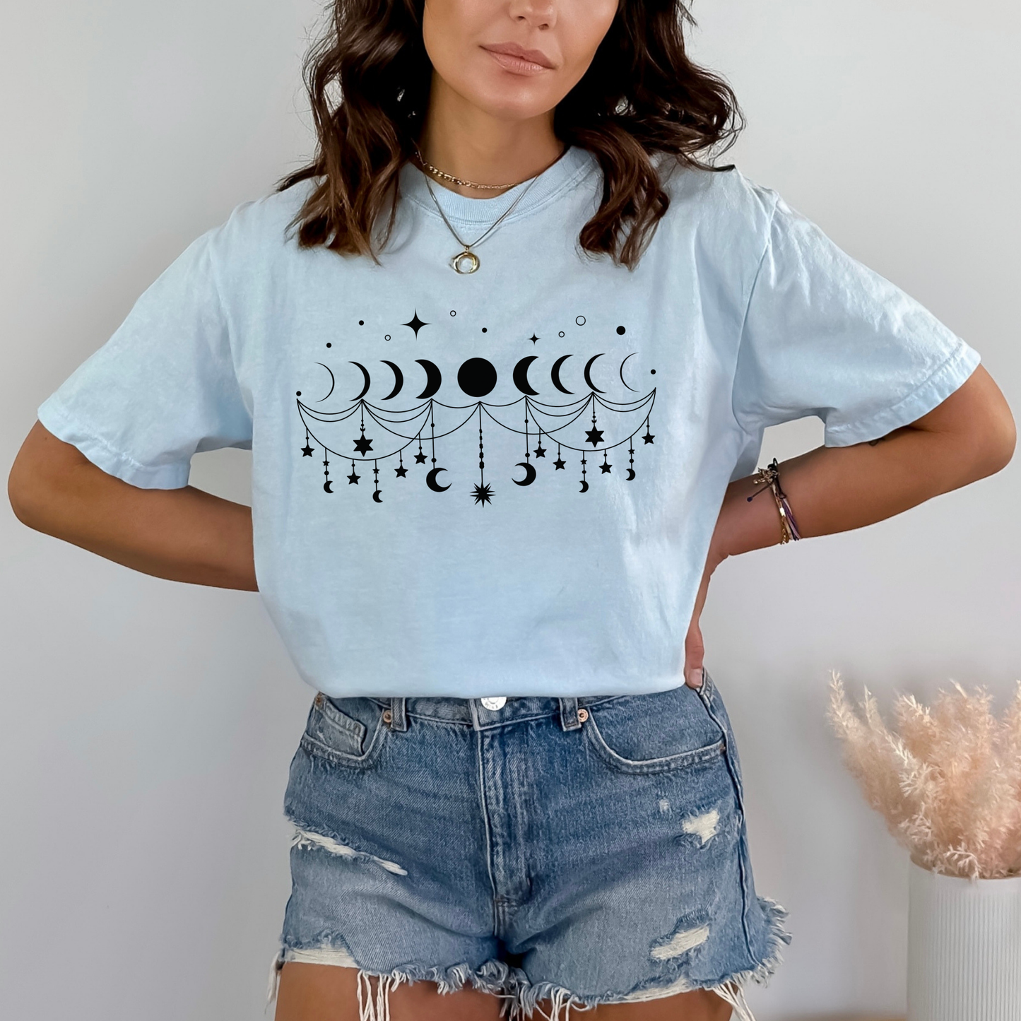 Boho Moon Phases T-Shirt