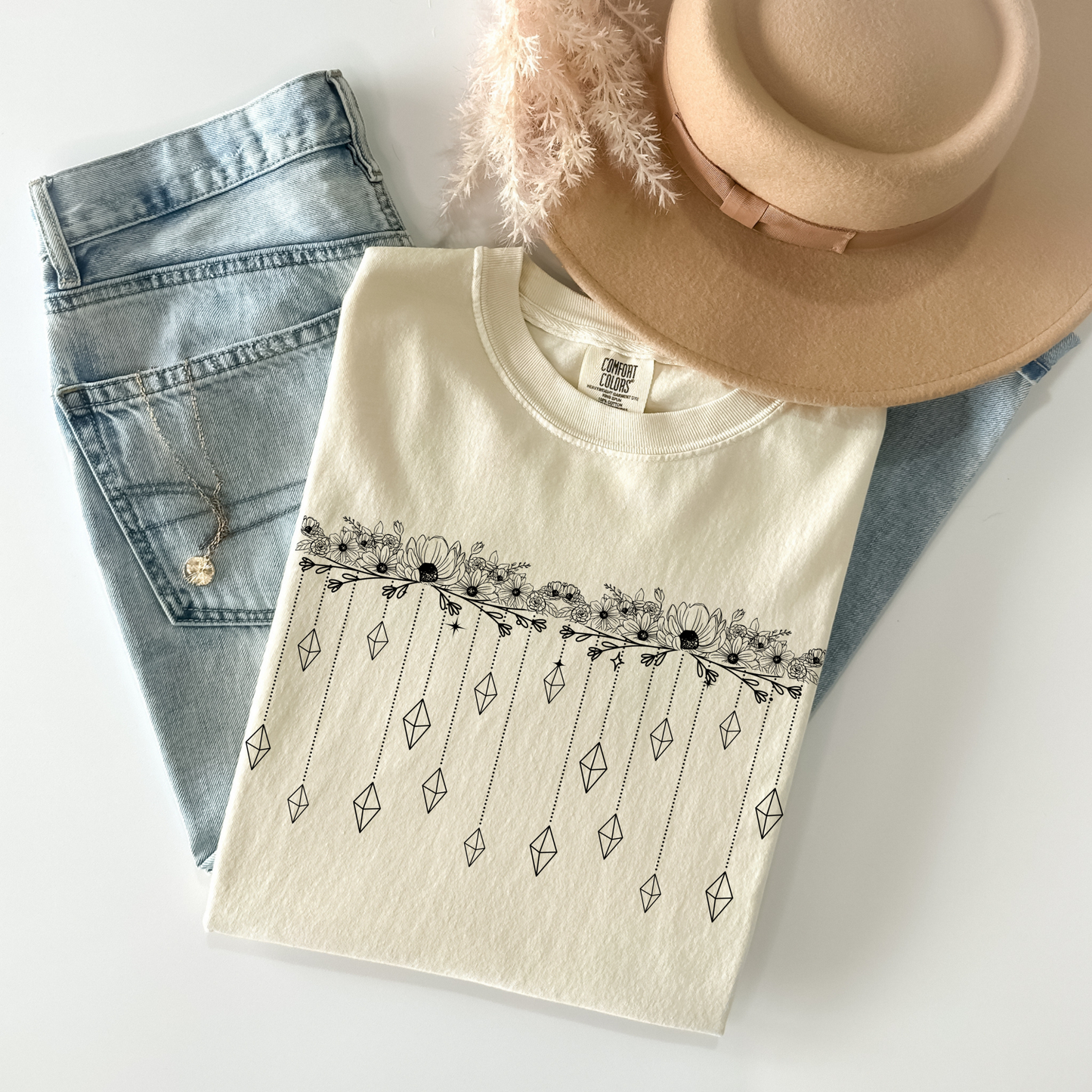 Boho Crystal Garlands T-shirt