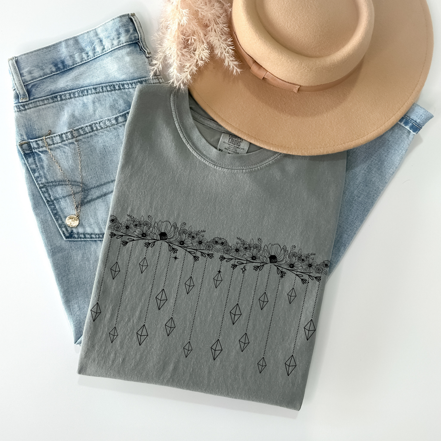 Boho Crystal Garlands T-shirt