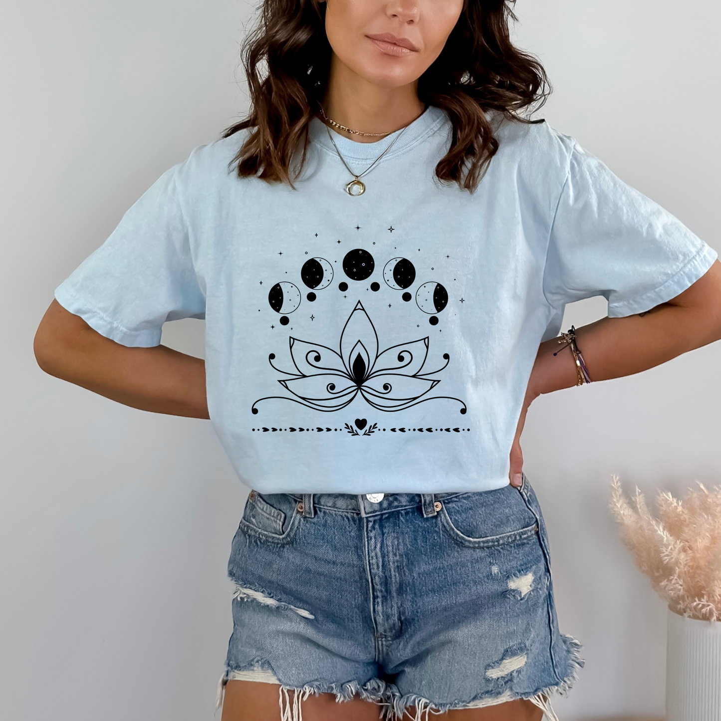 Lotus Moon Phases T-Shirt