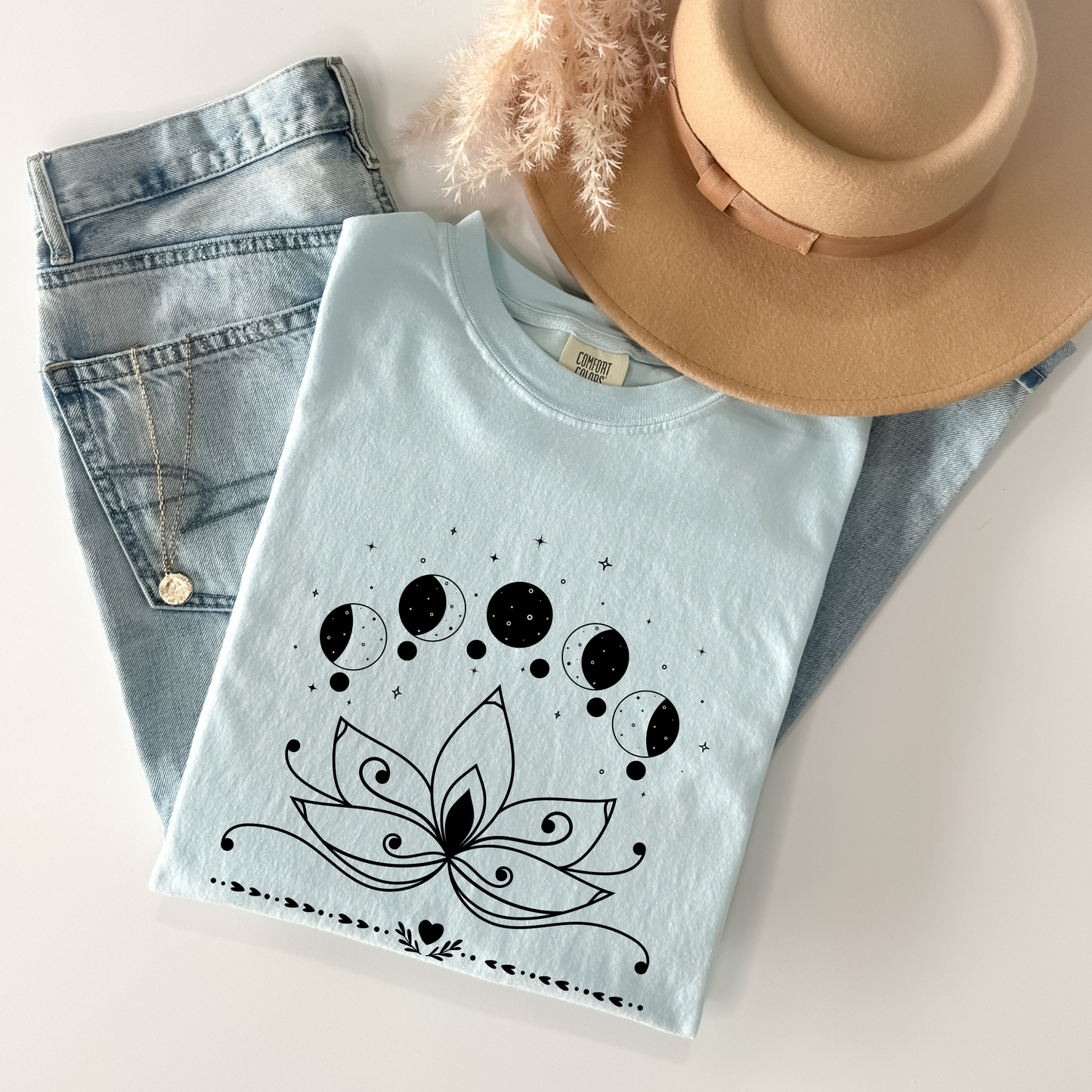 Lotus Moon Phases T-Shirt