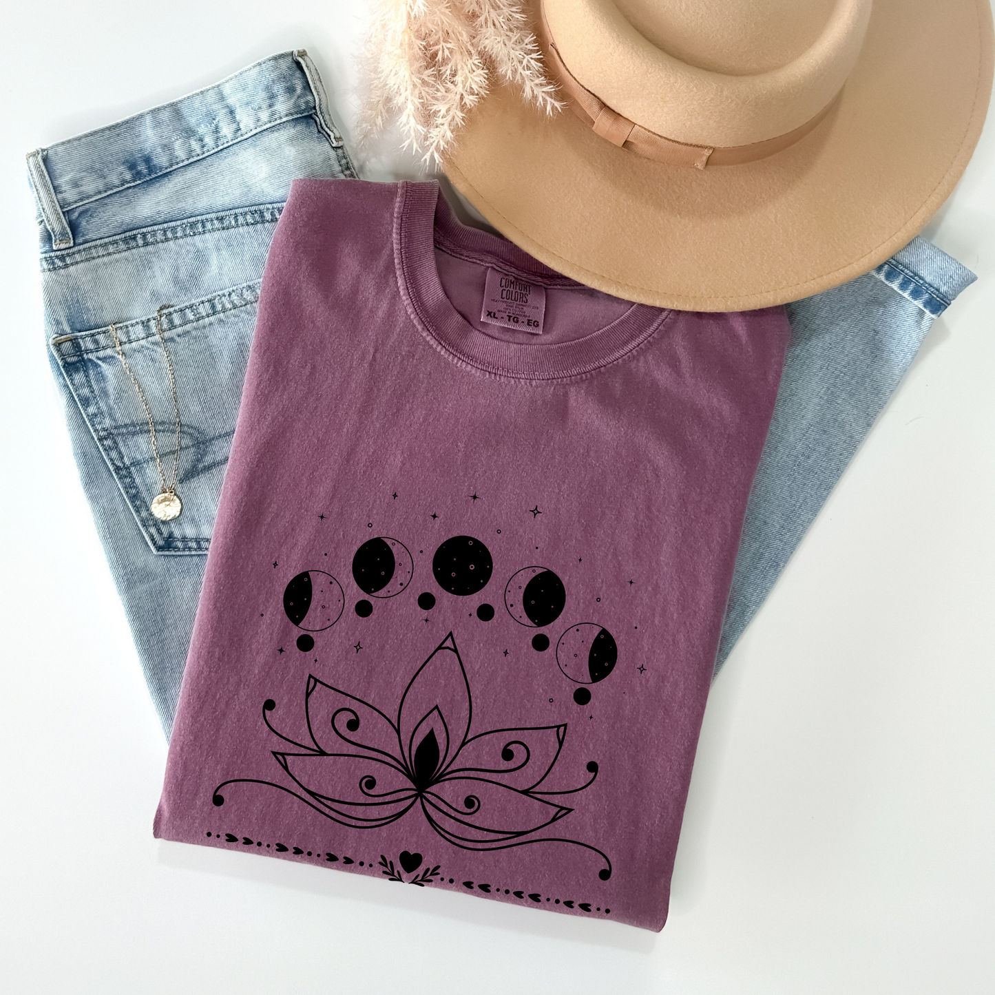 Lotus Moon Phases T-Shirt