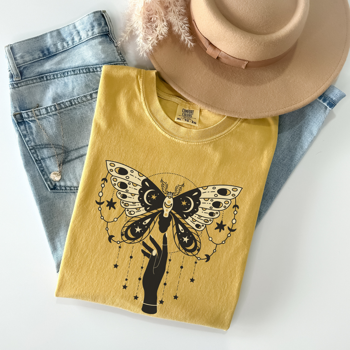 Moth Butterfly Magical Art T-Shirt