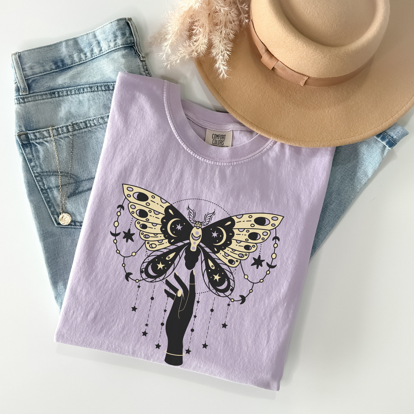 Moth Butterfly Magical Art T-Shirt