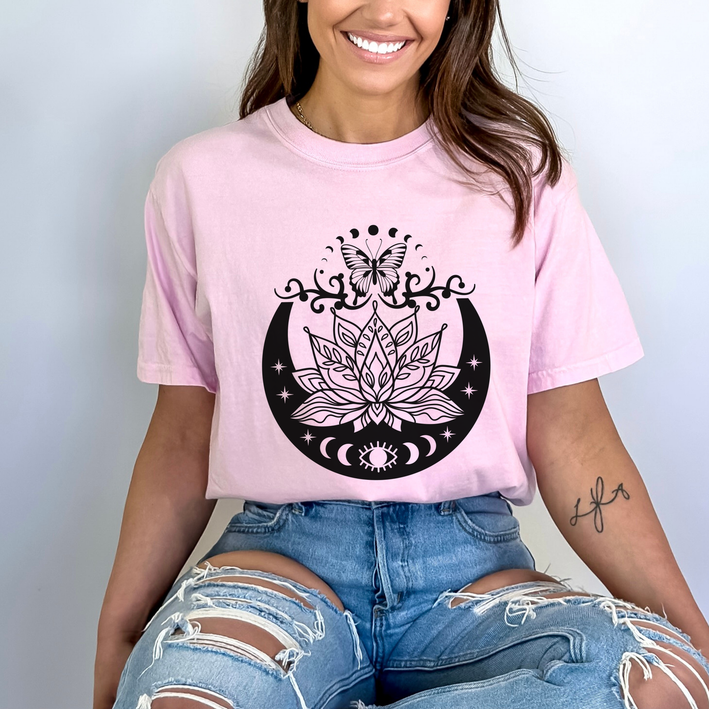 Mystical Evil Eye Butterfly T-Shirt