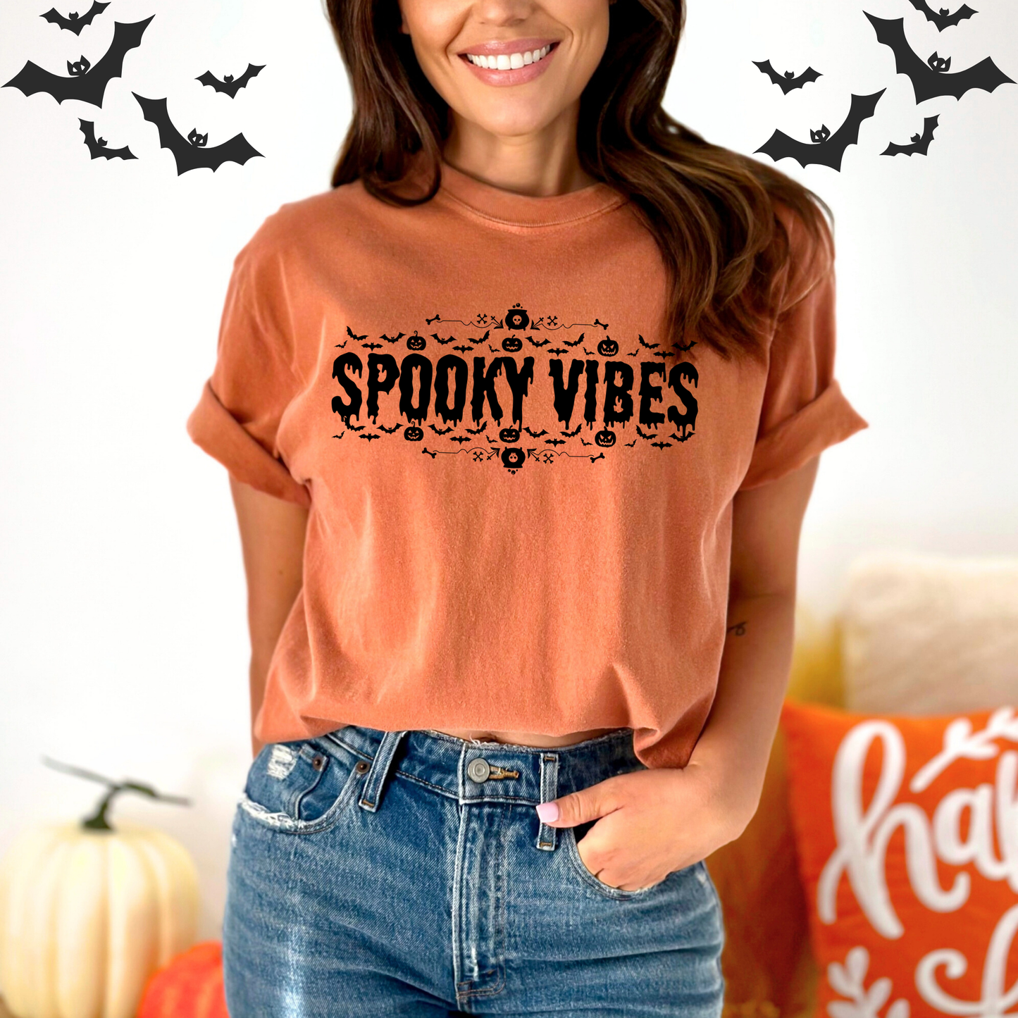 Spooky Vibes Halloween T-Shirt