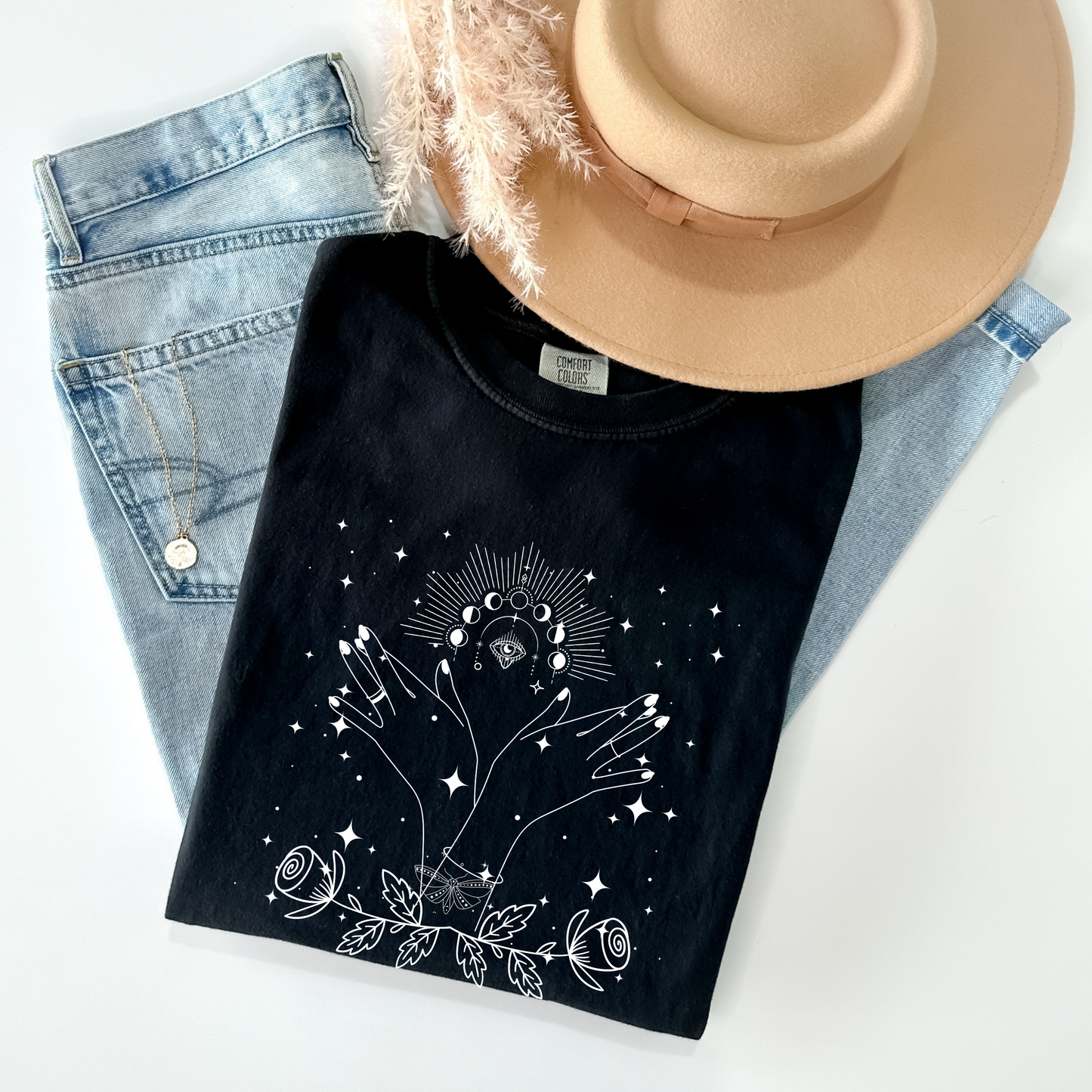 Abstract Magic Bohemian Rose T-Shirt