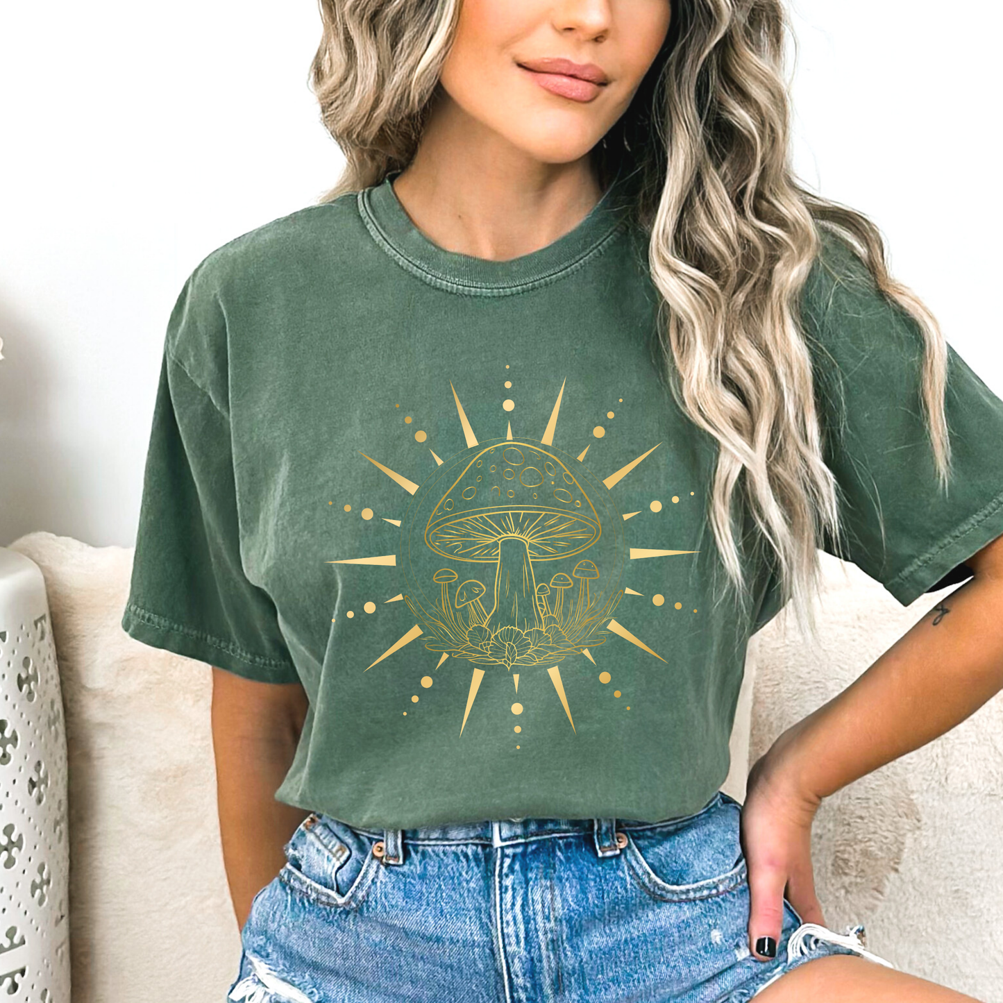 Golden Mushroom T-shirt