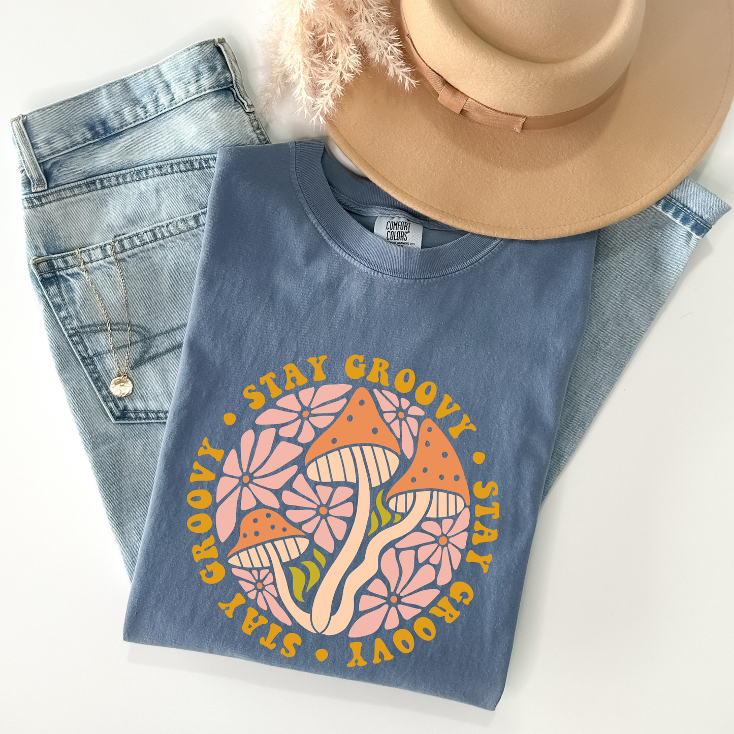 Stay Groovy Psychedelic Mushrooms T-Shirt