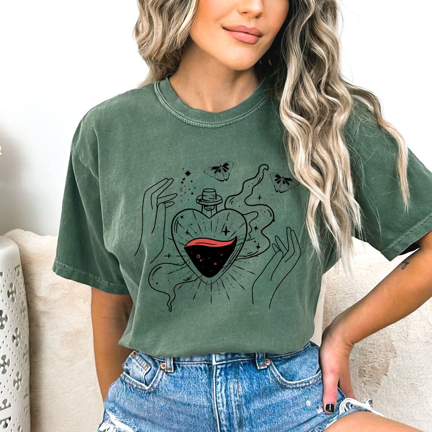 Vintage Heart Potion T-Shirt