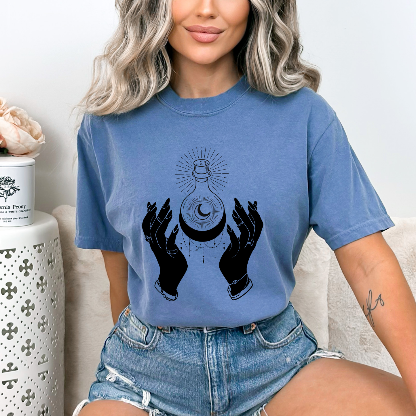 Celestial Boho Bejeweled Hands Magic Potion