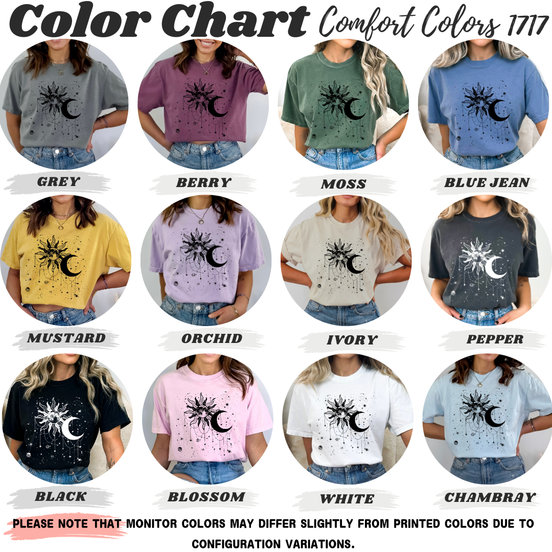 Sun and Moon Astrology T-Shirt