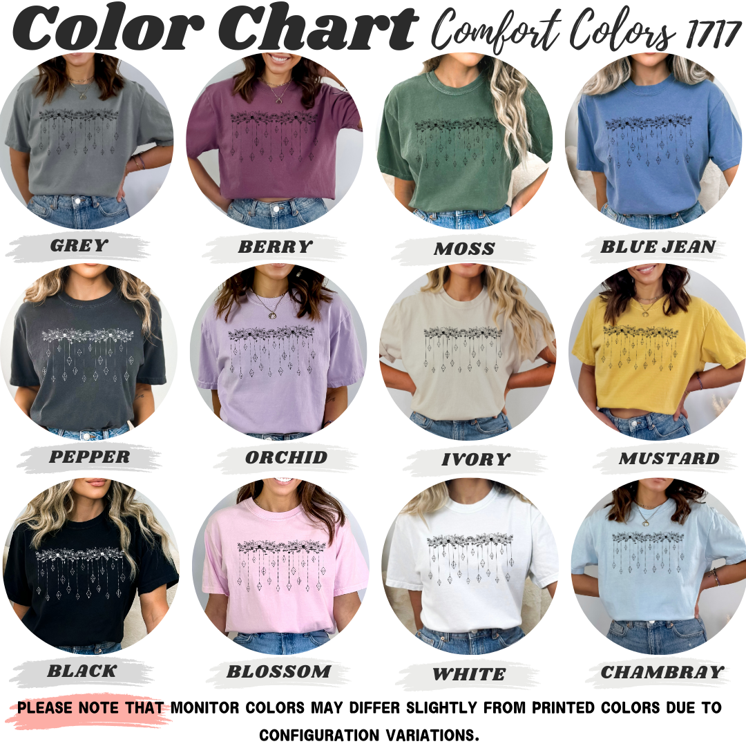 Boho Crystal Garlands T-shirt