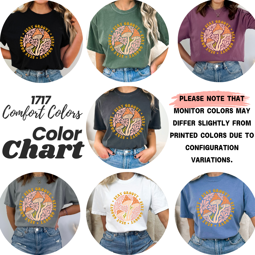 Stay Groovy Psychedelic Mushrooms T-Shirt