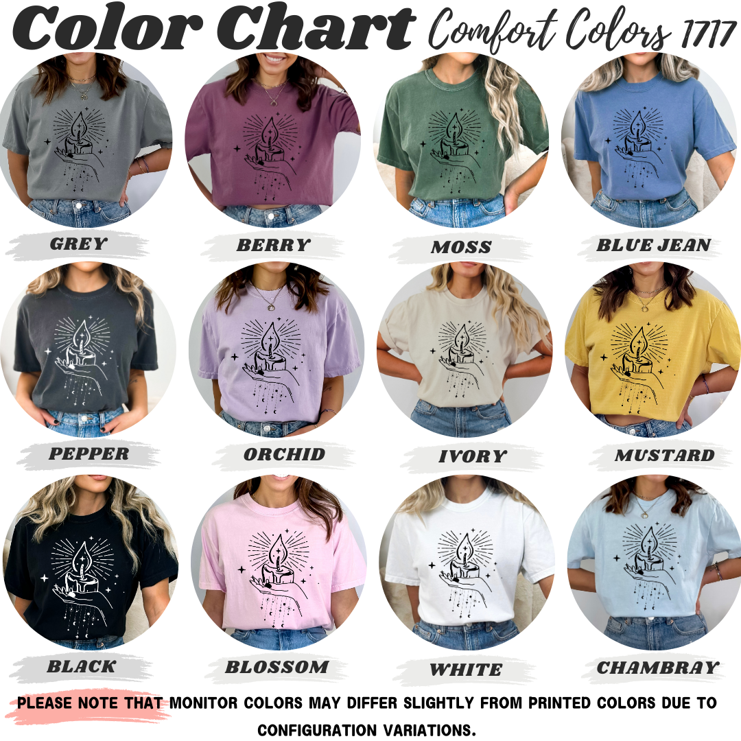 Mystical Candle Moon T-Shirt
