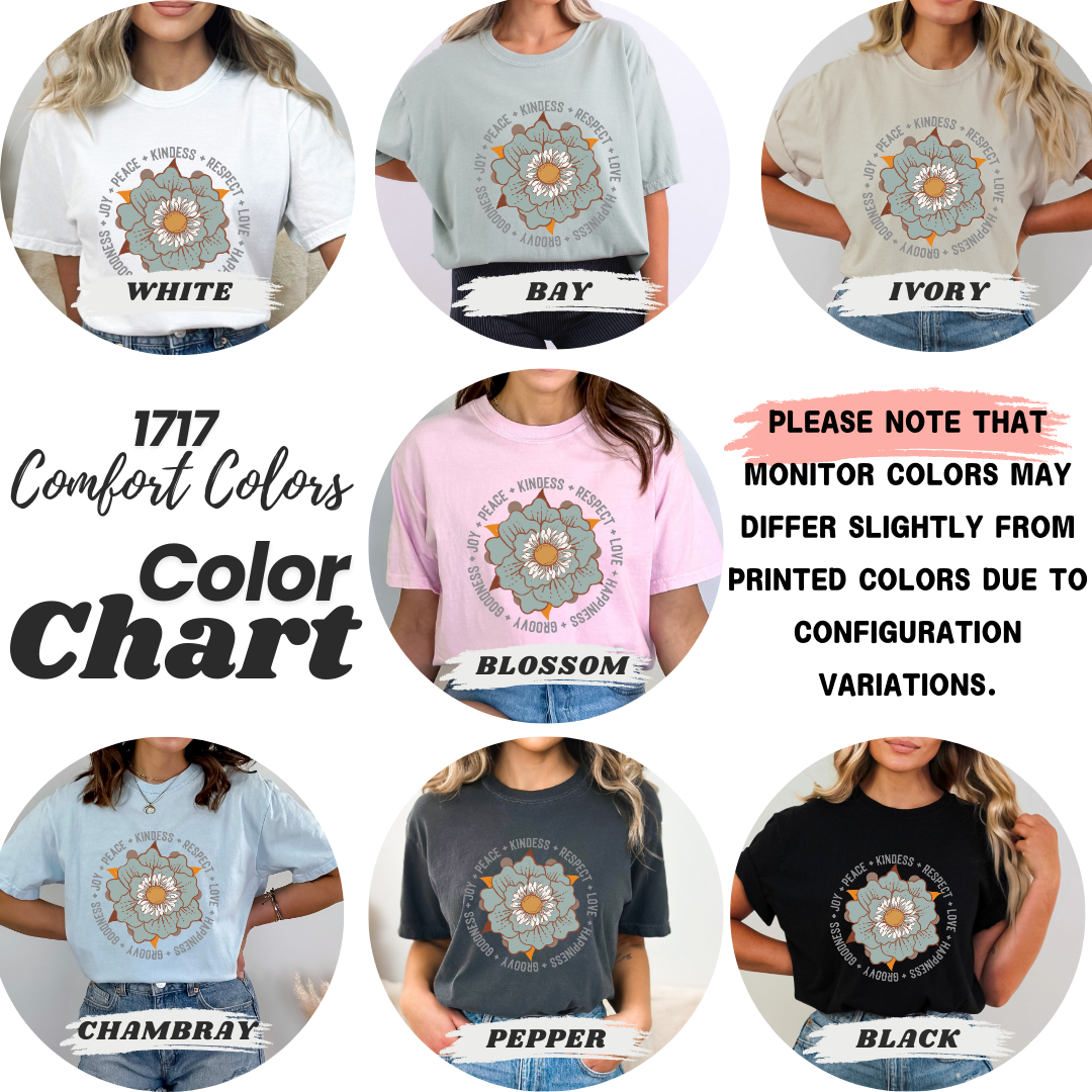 Groovy Flower Inspirational Retro T-Shirt