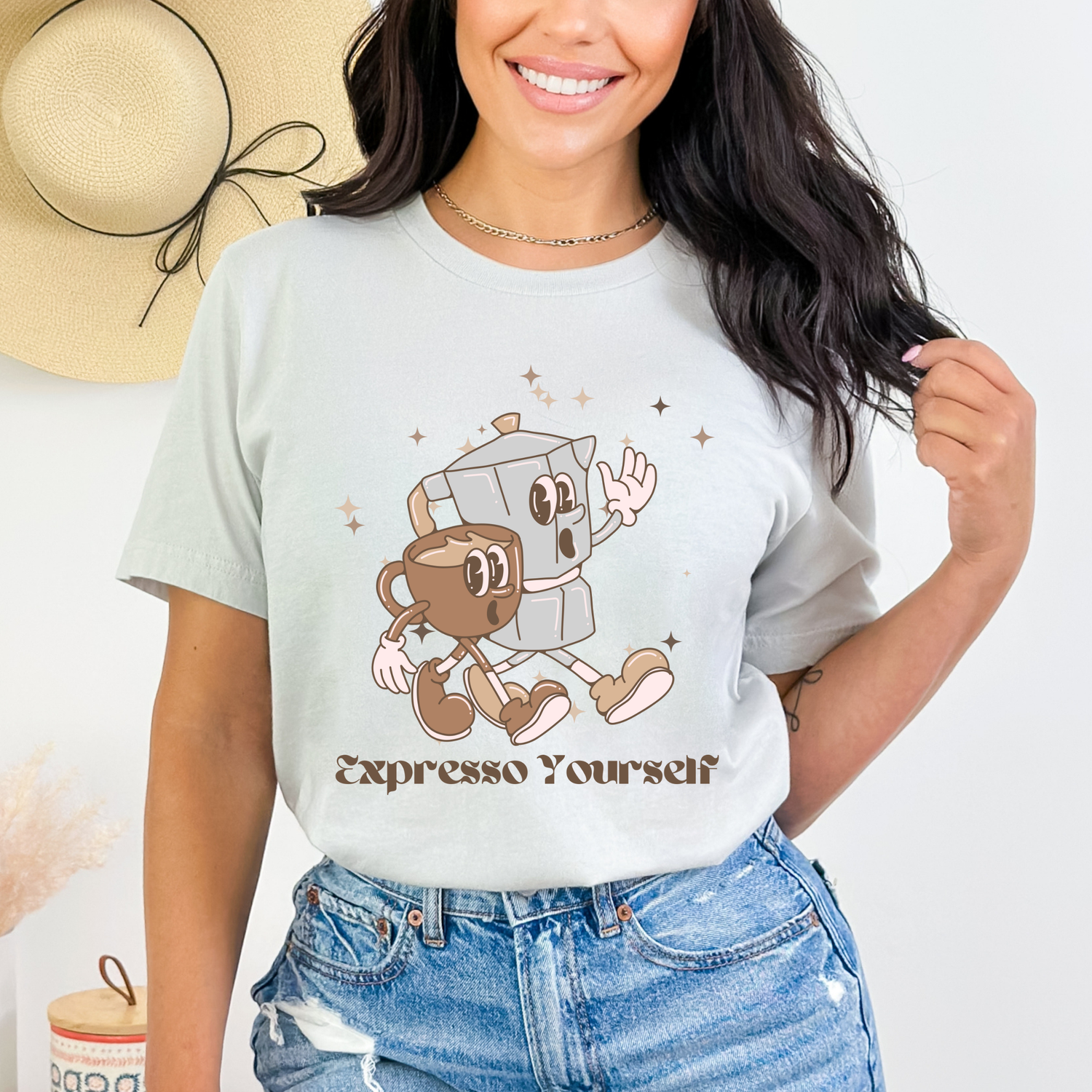 Coffee And Moka Pot, Brewing with quote expresso yourself