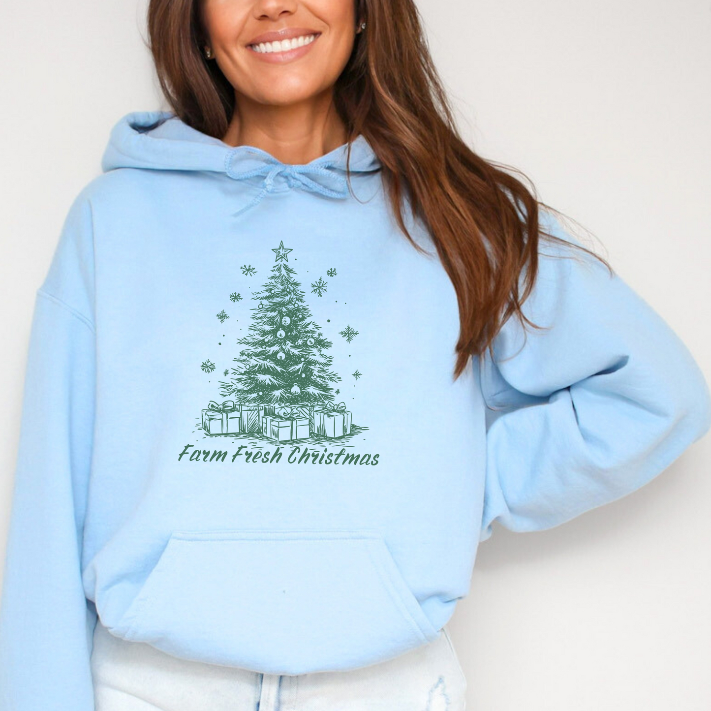 Farm Fresh Christmas Tree Sweatshirt
