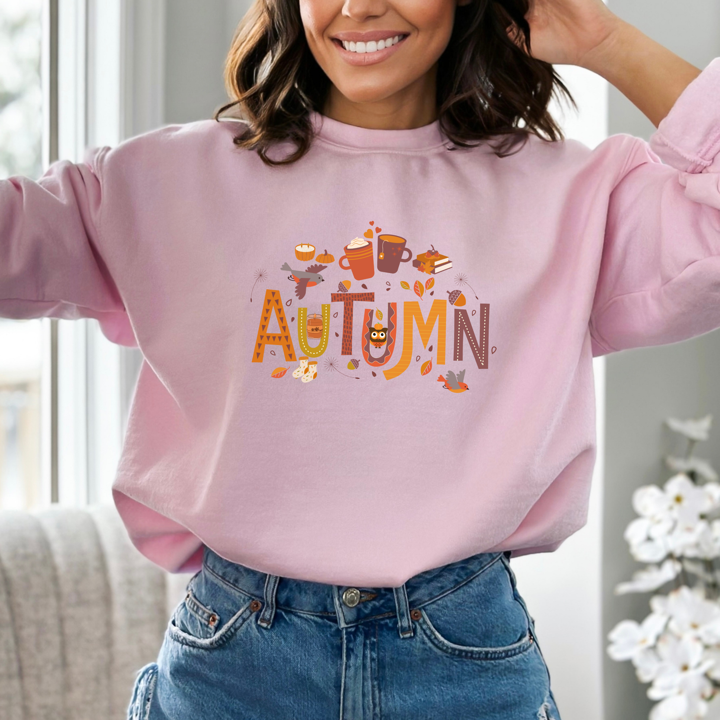 Cute Owl Autumn Sweatshirt