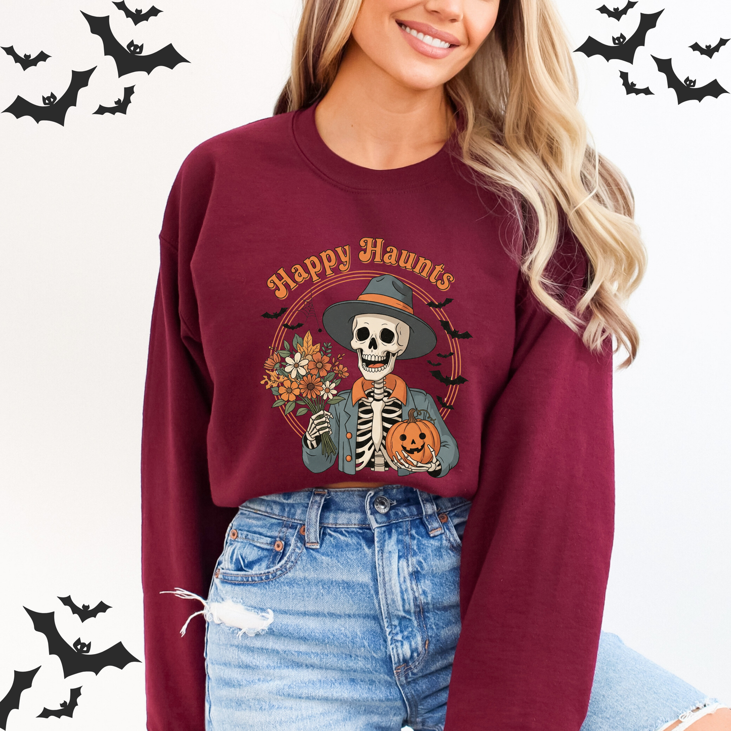 Friendly Skeleton Vintage Halloween T-Shirt