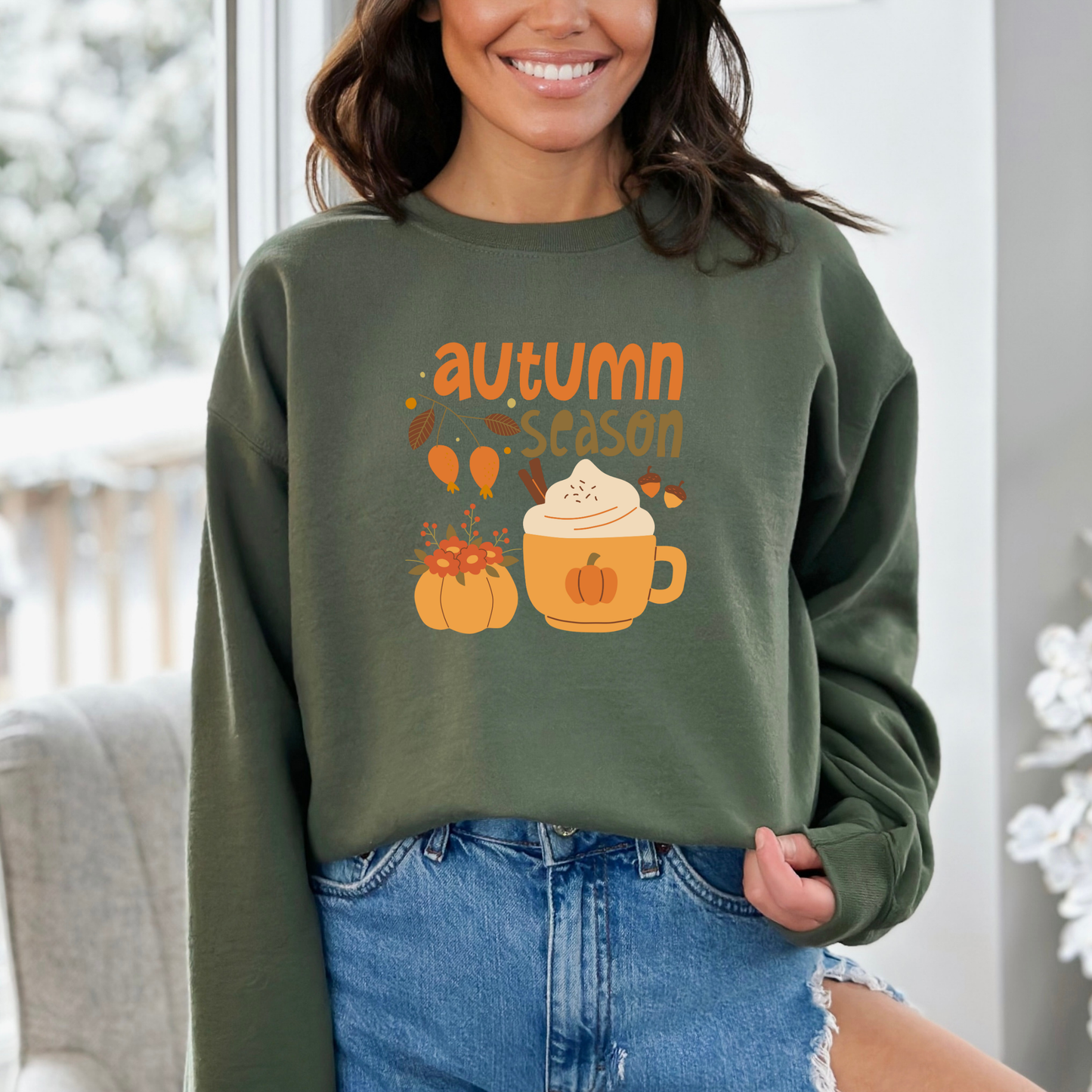 Autumn Season Pumpkin Spice Lover Sweatshirt
