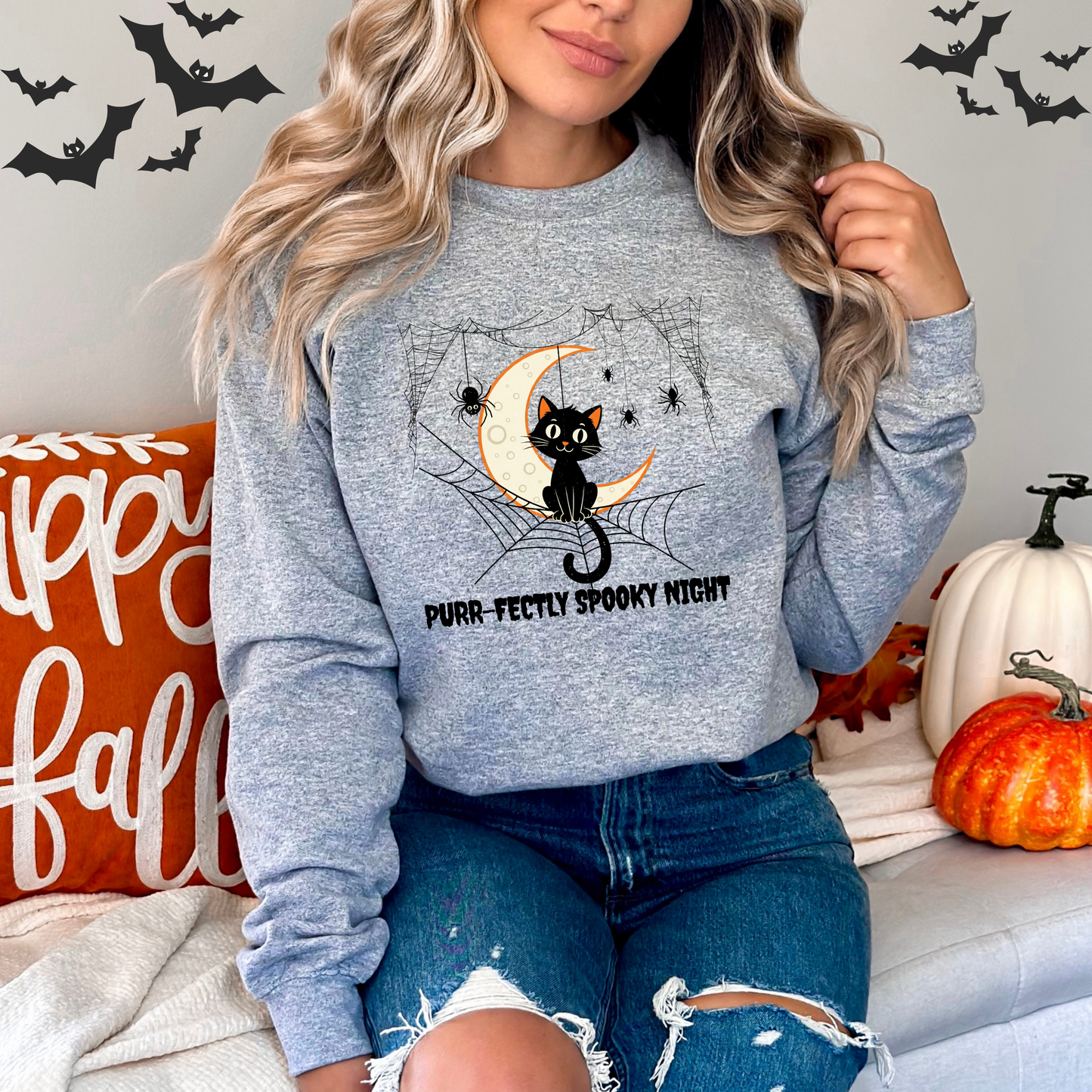 Pur-fectly Spooky Night Cat T-Shirt