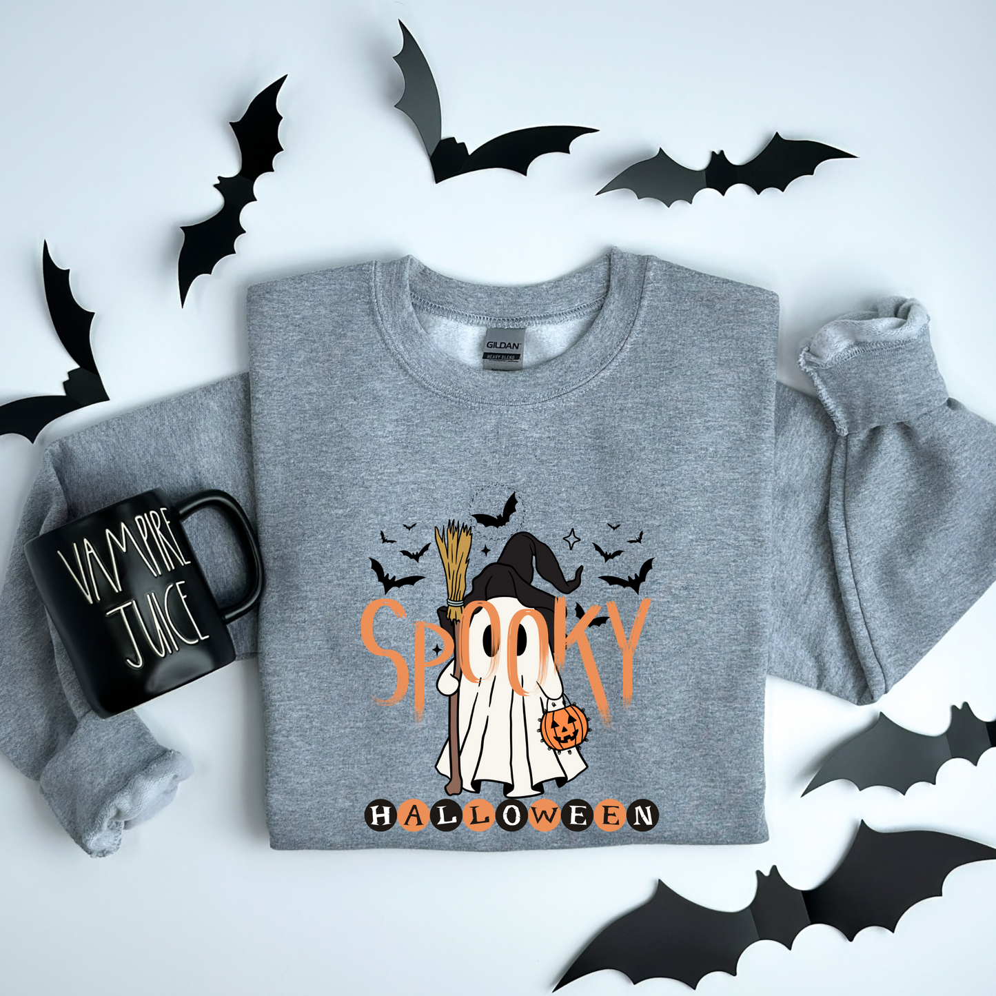 Cute Ghost Witch Halloween Magic Sweatshirt