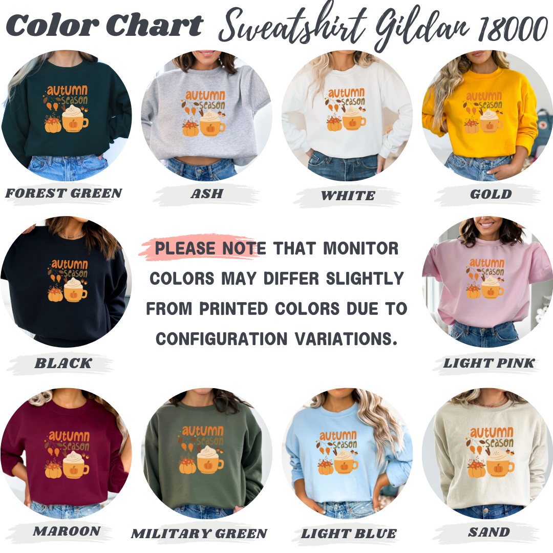 Autumn Season Pumpkin Spice Lover Sweatshirt