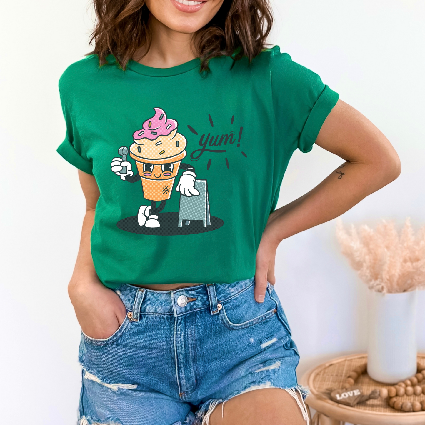 Yum Yum Retro Ice Cream T-Shirt