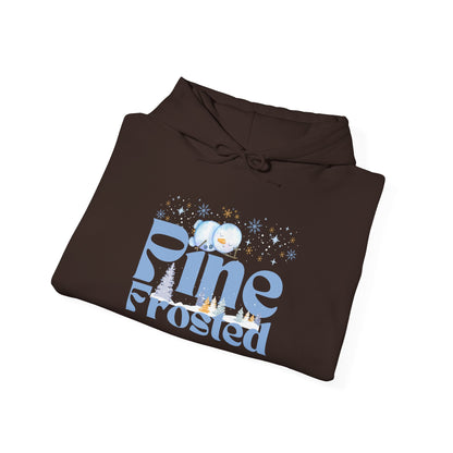 Pine Frosted Funny Snowman Hoodie