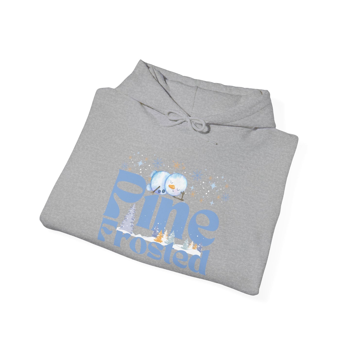 Pine Frosted Funny Snowman Hoodie