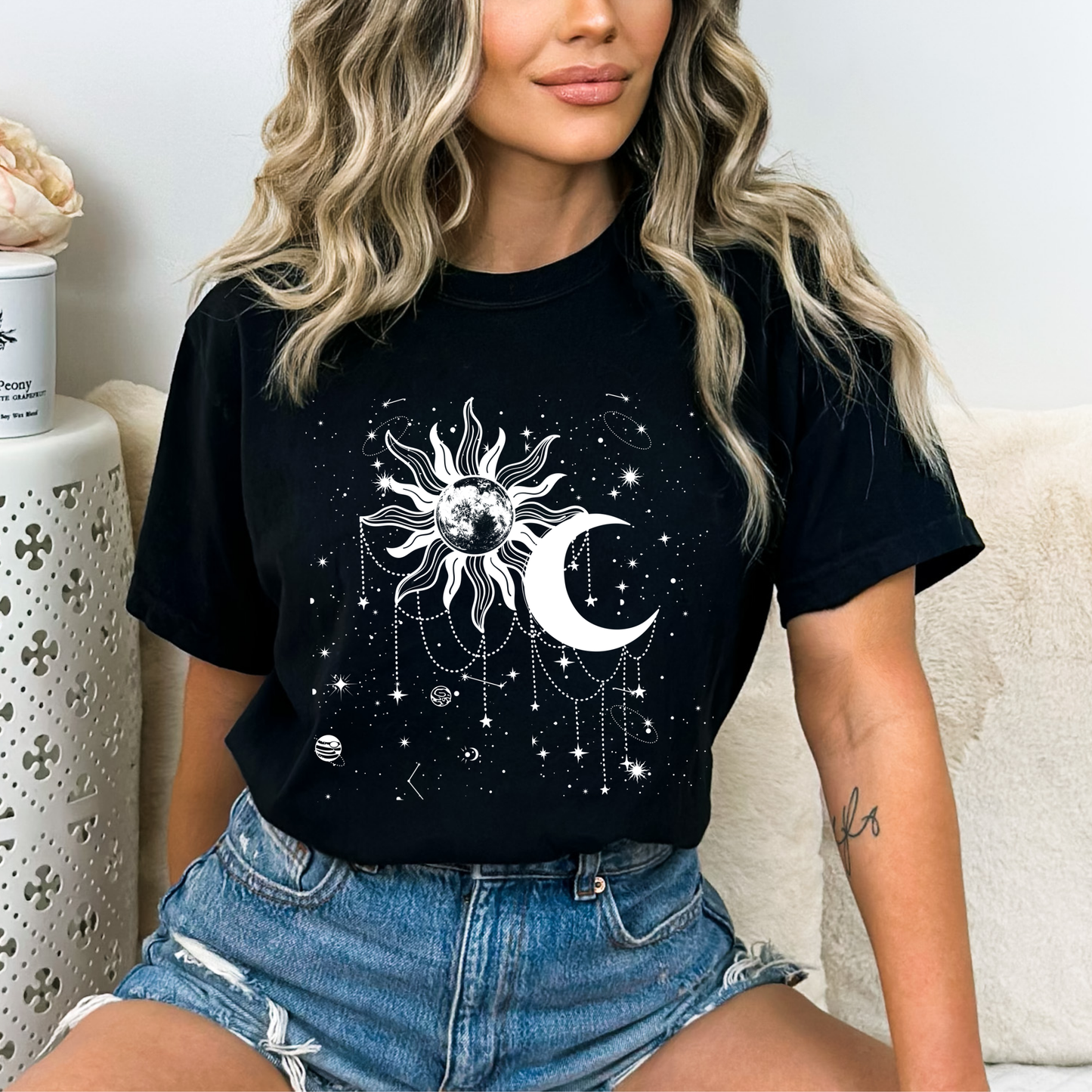 Sun and Moon Astrology T-Shirt