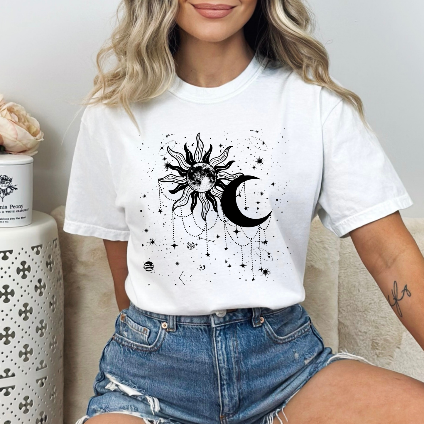 Sun and Moon Astrology T-Shirt