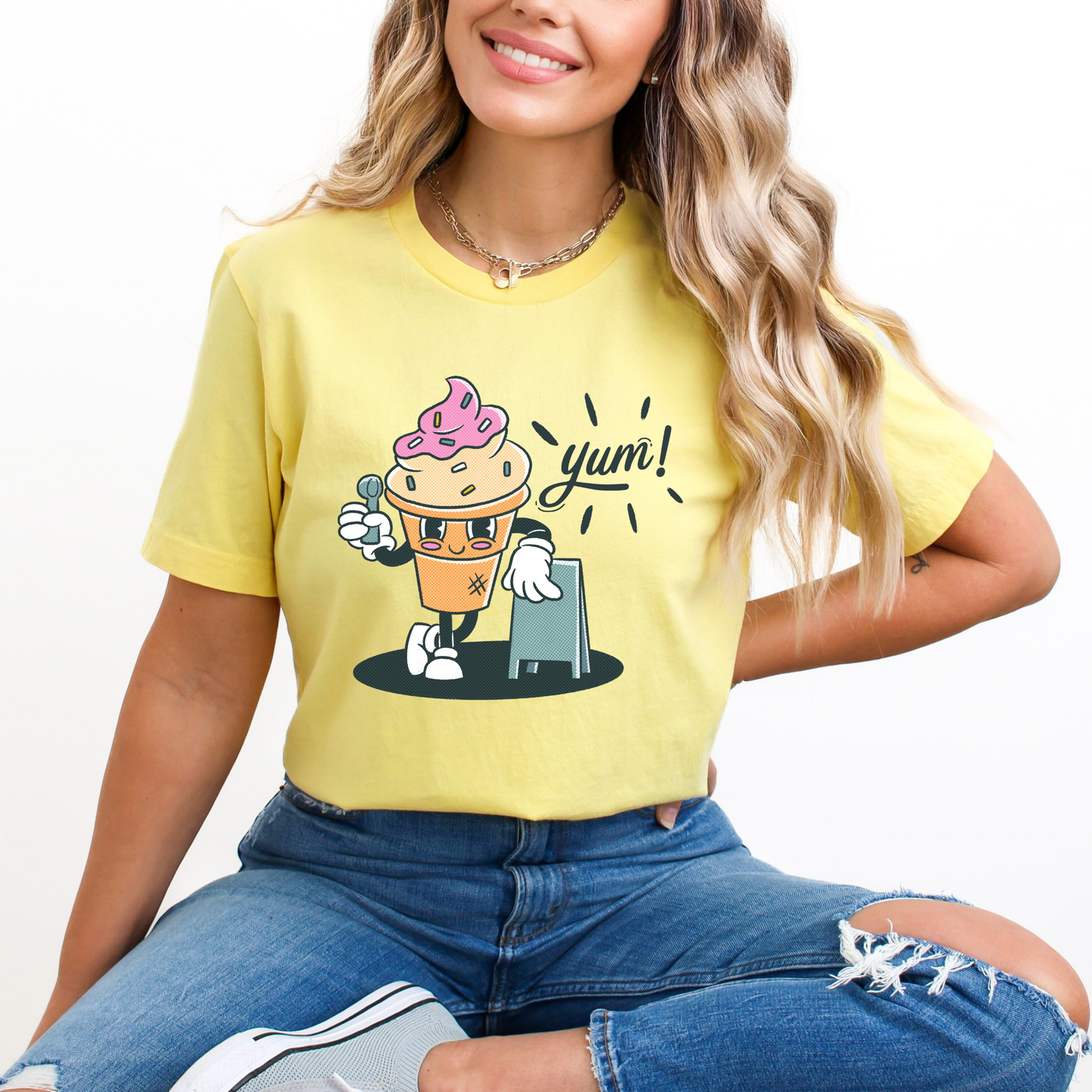 Yum Yum Retro Ice Cream T-Shirt