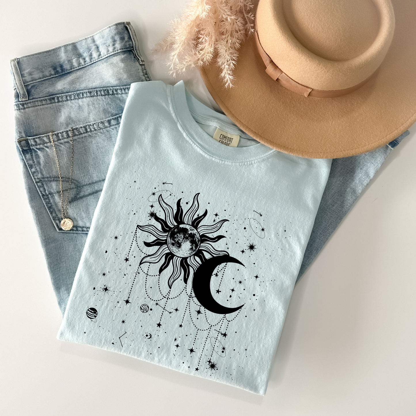 Sun and Moon Astrology T-Shirt