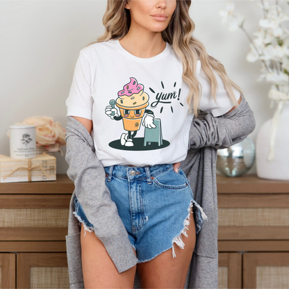 Yum Yum Retro Ice Cream T-Shirt