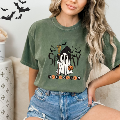 Spooky Ghost Witch T-Shirt
