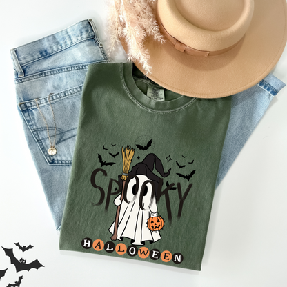 Spooky Ghost Witch T-Shirt