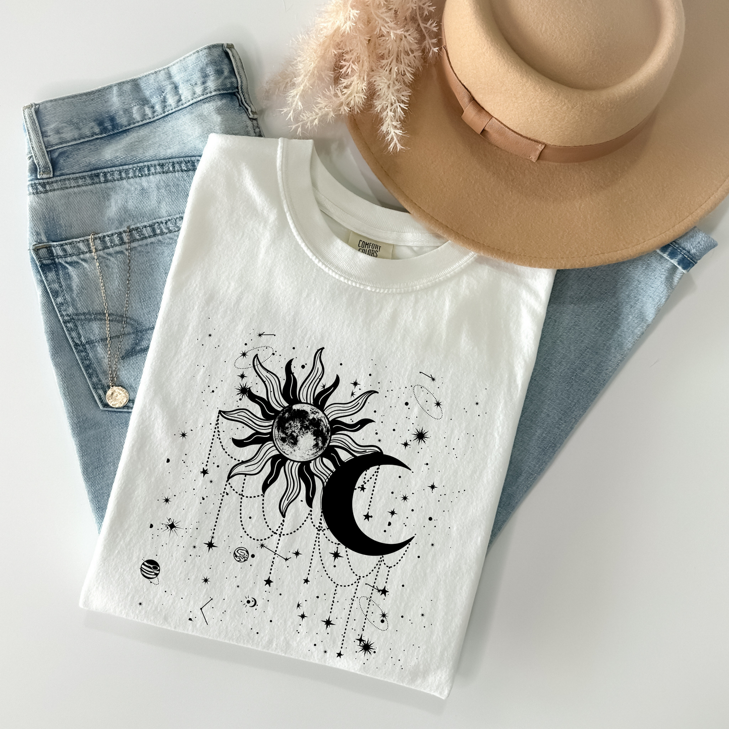 Sun and Moon Astrology T-Shirt