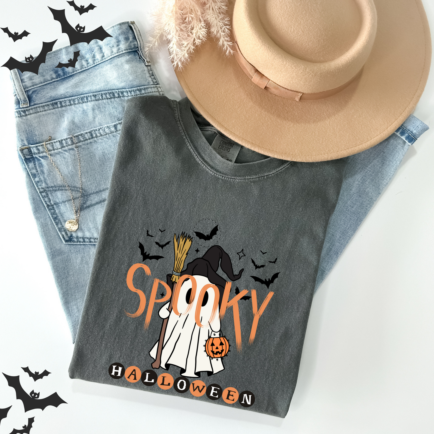Spooky Ghost Witch T-Shirt